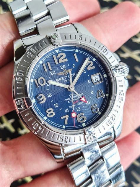 breitling colt gmt leather strap|breitling colt.